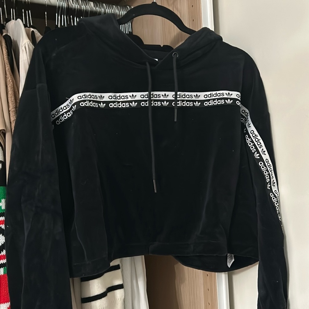 Adidas crop hoodie